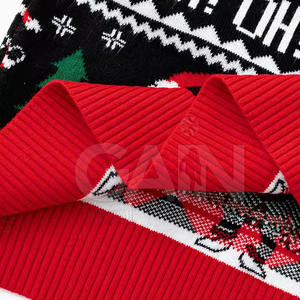 Vente en gros de sweatshirt de Noël chaud de haute qualité avec logo personnalisé sweat de Noël pour adultes - Product Image 3