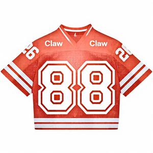 เสื้อเจอร์ซีย์ฟุตบอลอเมริกันแบบคลาสสิกเสื้อฟุตบอลสตรีทระบายอากาศได้ดีเสื้อทีม - Product Image 6