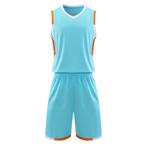 Trajes de baloncesto para adultos, conjunto de uniforme de baloncesto transpirable de secado rápido para hombres, ropa de competición de entrenamiento deportivo, pantalones cortos - Product Image 1