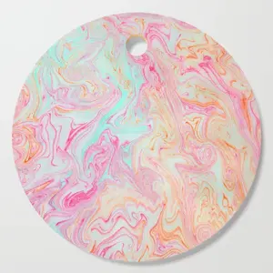 เขียงหั่นหินอ่อนอเนกประสงค์งานทำมือแผ่นตัดตามสั่งไม่เหมือนใคร - Product Image 4