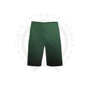 Pantalones cortos informales de secado rápido para hombre, pantalones cortos de playa de malla de poliéster con estampado personalizado y cintura elástica, método de tejido de punto ecológico - Product Image 1