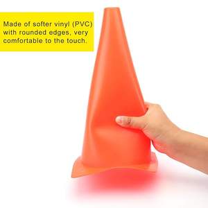 Marqueurs de terrain de haute qualité, personnalisés, en plastique PE, pour l'entraînement athlétique, souples, pour la vitesse et l'agilité, écologiques, obstacles de terrain - Product Image 3