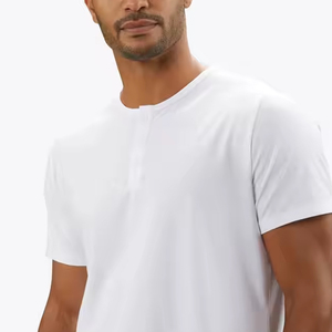 เสื้อยืดผ้าฝ้ายหนาแบบ100% ไหล่ปล่อยของผู้ชายเสื้อยืดโอเวอร์ไซส์ผ้าโพลีเอสเตอร์สวมใส่สบาย - Product Image 5