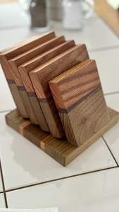 Sous-verre rond en bois de table taille personnalisée fait à la main pour les articles de table et de cuisine en gros de haute qualité du Vietnam - Product Image 4