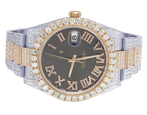 Tendencia VVS Moissanite Diamond Roman Dial Acero inoxidable Automático Japonés Iced Out Watch Hip Hop Bling Fashion Mayorista - Product Image 2