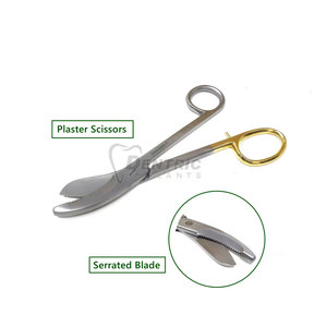 Ciseaux à plâtre professionnels en acier inoxydable certifiés CE, porte-aiguilles, sûrs, faciles à utiliser, instrument chirurgical de base de haute qualité - Product Image 6