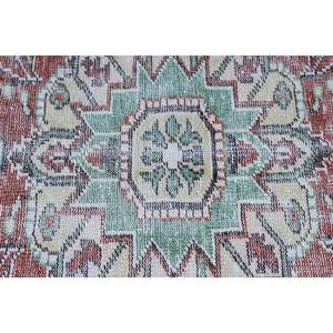 Alfombra Turca de 5x8.2 pies, Alfombra Oriental Roja de Lana - Product Image 5