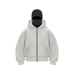 เสื้อมีฮู้ดและเสื้อสเวตเตอร์ของผู้ชายเสื้อมีฮู้ดแบบสวมหัวตัดและเย็บแบบ100% ออกใหม่ - Product Image 3