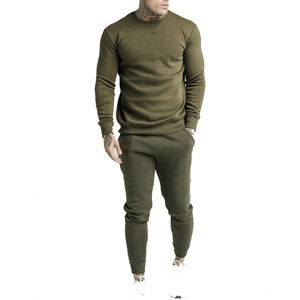 Chándales de manga larga para hombre con estampado de logotipo personalizado de alta calidad Color sólido Recién llegado Suministro directo de fábrica - Product Image 4