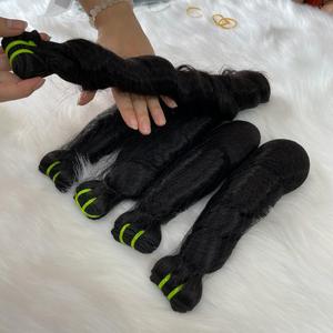 NUEVA LLEGADA: bajo precio al por mayor cabello humano crudo Pixie rizado extensión de cabello de alta calidad rizado fábrica en Vietnam - Product Image 4