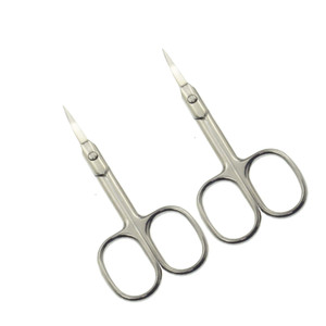 Suministro directo de fábrica Tijeras de belleza de uñas curvas multifunción para mujer Acero inoxidable Afilado Recto para manicura - Product Image 2