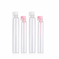 Botol Sampel Parfum Mini Kaca Bening Mingsheng 1ml 2ml 3ml 5ml 6ml 8ml 10ml dengan Tongkat Plastik