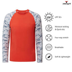 Mejor diseño de calidad superior de manga larga camisas de pesca de secado rápido y cómodo de talla grande disponible para la venta - Product Image 6