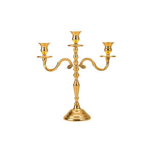 Candelabros de Metal de cristal de lujo moderno decoración de boda de alta calidad recién llegado proveedor de velas votivas doradas para Navidad - Product Image 4