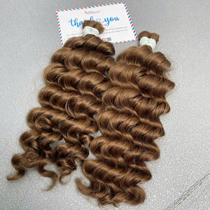 Liquidación Premium Deep Wave Bulk Hair Textura suave brillante Listo para enviar Disponible en stock - Product Image 6