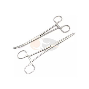 Pinces hémostatiques droites courbées en acier inoxydable de haute qualité, pinces à verrouillage manuel, approuvées CE, instruments chirurgicaux réutilisables - Product Image 1