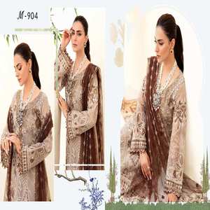 Collection Ramsha brodée de luxe vêtements de fête et de mariage pour femmes robe pakistanaise et vêtements indiens - Product Image 2