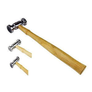 Marteau texturant interchangeable à 9 textures, métal et bois, pour la fabrication de bijoux, établis de travail, état neuf - Product Image 3