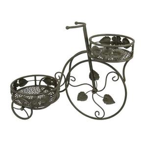 Jardinière décorative en métal en forme de vélo, couleur noire, idéale comme centre de table, élégant pot de fleurs pour la décoration de la maison et du jardin. - Product Image 5