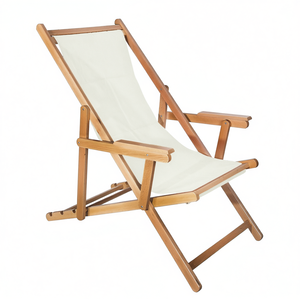 Hamaca WELL HOME Sunset Relax con Brazos, 149x65x5 cm, Acabado sin Barnizar, Elegante Tumbona para Tomar el Sol - Product Image 3