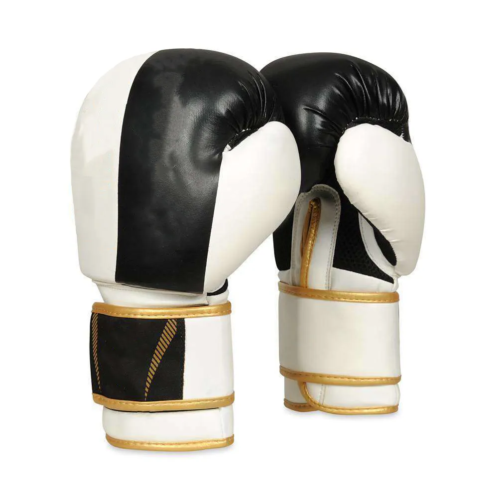 Gants de boxe personnalisés en cuir synthétique de qualité supérieure/Logo personnalisé Meilleurs gants de boxe d'usine directs.