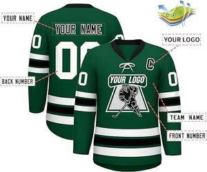 Camiseta de hockey sobre hielo reversible de secado rápido para hombre personalizada, práctica de equipo de sublimación de tinte completo personalizada - Product Image 3