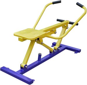 Machine d'entraînement à la rame en acier de haute qualité IRIS REM-001 pour parc sportif, équipement de fitness pour salle de sport en plein air, entraînement physique - Product Image 5