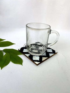 Posavasos con incrustaciones de fregona hecho a mano de lujo Tradebyd, accesorio de mesa artístico elegante para regalar - Product Image 3