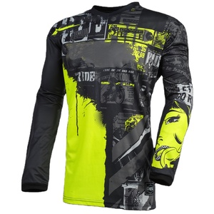 Custom Sublimation Graphic Sports Jersey Long Sleeve Breathable Quick Dry Motocross MTB Cycling Shirt for Men Activewear - Product Image 3