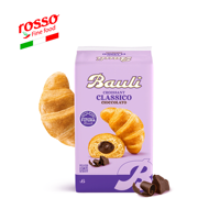Croissants au chocolat classiques Bauli, 6x50g, pâtisseries sucrées et crémeuses, décoration à la vanille, certifiés casher BRC, durée de conservation de 270 jours