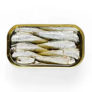 Canned sardines in vegetable oil 125g/425g Canned Fish from factory