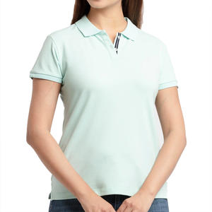 Tops informales de corte entallado modernos ideales para un aspecto deportivo o diario tela elástica flexible adecuada para todas las estaciones - Product Image 2