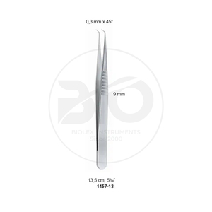 Fórceps de tejido atraumático DeBakey de alta calidad, fórceps VASCULARES de 1mm, instrumentos quirúrgicos - Product Image 1