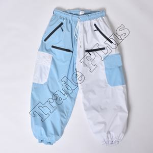 Pantalones de esquí y snowboard Unisex profesionales, ropa de invierno holgada para exteriores con cierre de cremallera, ropa impermeable transpirable a prueba de viento - Product Image 1