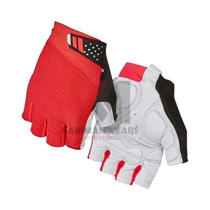 Gants de cyclisme haut de gamme pour femmes et hommes, demi-doigts, avec rembourrage en gel absorbant les chocs, poignée antidérapante, tissu en maille respirant - Product Image 1