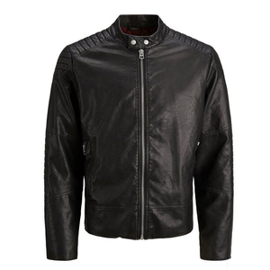 American Style Latest Fashion Real Sheepskin Leather <b>Jackets</b> for Men Custom Stand Clothing for Winter Manufacture <b>jacket</b> for men - Product Image 3