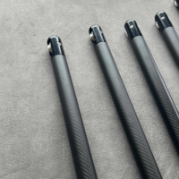 Mât d'auvent compact en fibre de carbone de 2 m, extensible, stable, léger et robuste pour yacht
