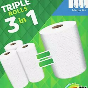 Bounty Paper Towels Select-A-Size, 12 Triple Rolls - Product Image 1
