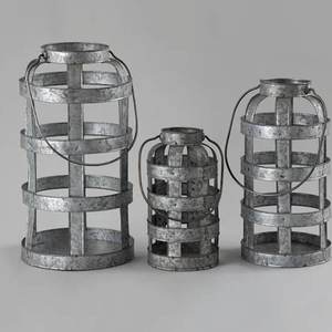 <b>Lighting</b> Decorative Galvanized Candle <b>Lantern</b> Silver Finished for <b>Indoor</b> and Outdoor Decor <b>Lantern</b> Handicrafts - Product Image 5