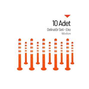 Paquete de 10 delineadores 100X8 cm ECO pontón flexible - Product Image 3