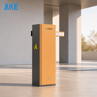 Barrière automatique à bras droit AKE pour contrôle d'accès aux véhicules, reconnaissance faciale, code QR, protection IP54, moteur sans balais pour extérieur