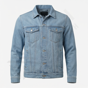 Veste en jean pour homme de haute qualité, nouvelle mode 2025, design tendance, veste en jean pour homme sur mesure, streetwear tendance, haut à prix abordable - Product Image 1