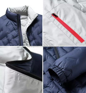 Veste d'hiver matelassée brillante pour homme, grande taille, personnalisée, imperméable, respirante, coupe-vent, de haute qualité, style designer, vente en gros - Product Image 5