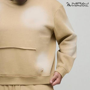 ชุดเสื้อสเวตเตอร์มีฮู้ดผ้าเฟรนช์เทอร์รีไซส์พิเศษพิมพ์ลายโลโก้แบบกำหนดเอง - Product Image 5