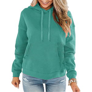 Sudadera de exterior de invierno con diseño personalizado para mujer, ropa deportiva informal, bolsa de canguro, Sudadera con capucha para mujer - Product Image 1