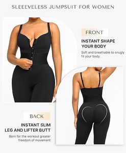 2025 entrenamiento sin costuras Yoga gimnasio Bodycon mamelucos Sexy Racerback Control de barriga sujetador acolchado traje cómodo correr Yoga chándal - Product Image 5