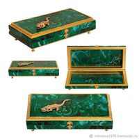 Sculptures murales rectangulaires en verre de luxe, art moderne fait main, pierres semi-précieuses en malachite, décoration intérieure pour salon