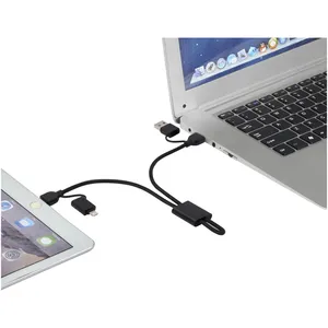 สายเคเบิลรีไซเคิล 6-in-1 แบบยั่งยืน สำหรับโปรโมชั่น ของขวัญอุปกรณ์ USB - Product Image 3