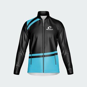 Vestes pour hommes en polyester imprimé avec une épaisseur standard Veste zippée pour hommes Vêtements de sport respirants Dernière mode Veste pour hommes - Product Image 5