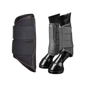 Protège-tendons professionnels pour l'équitation, protections de jambes pour chevaux, accessoires d'équitation, noir - Product Image 2